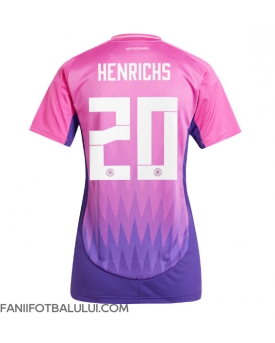 Germania Benjamin Henrichs #20 Echipament de Fotbal Replică European 2024 Femei Deplasare